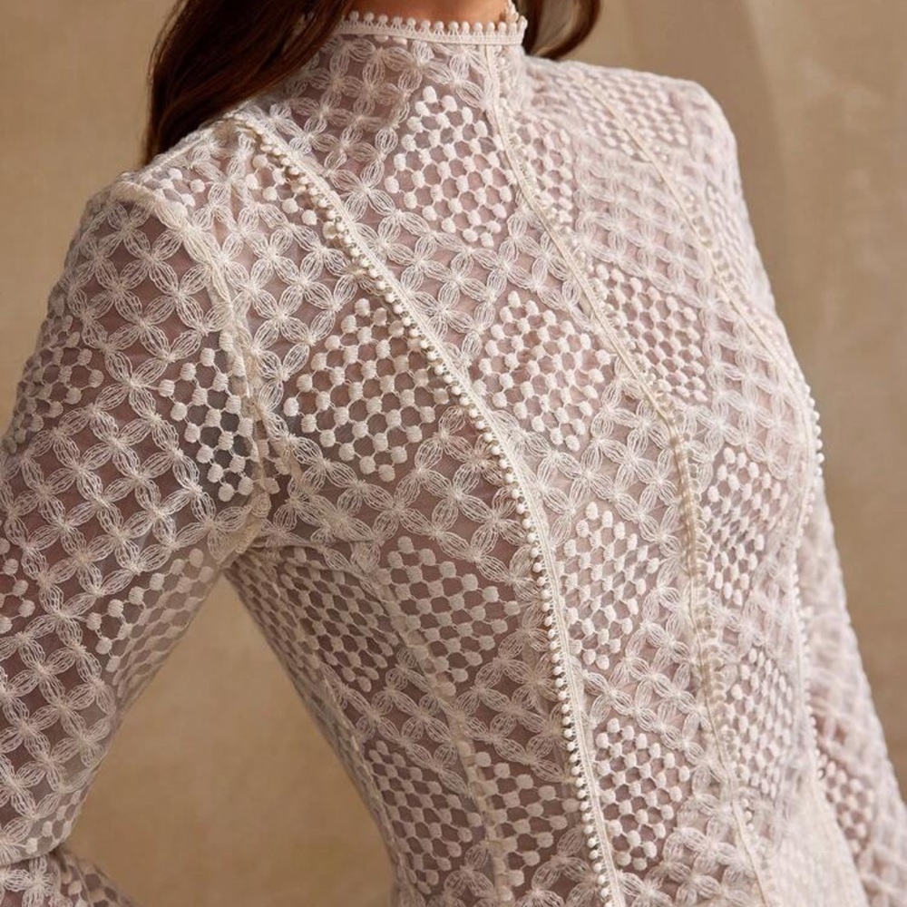 Elegant Lace Patterned Top